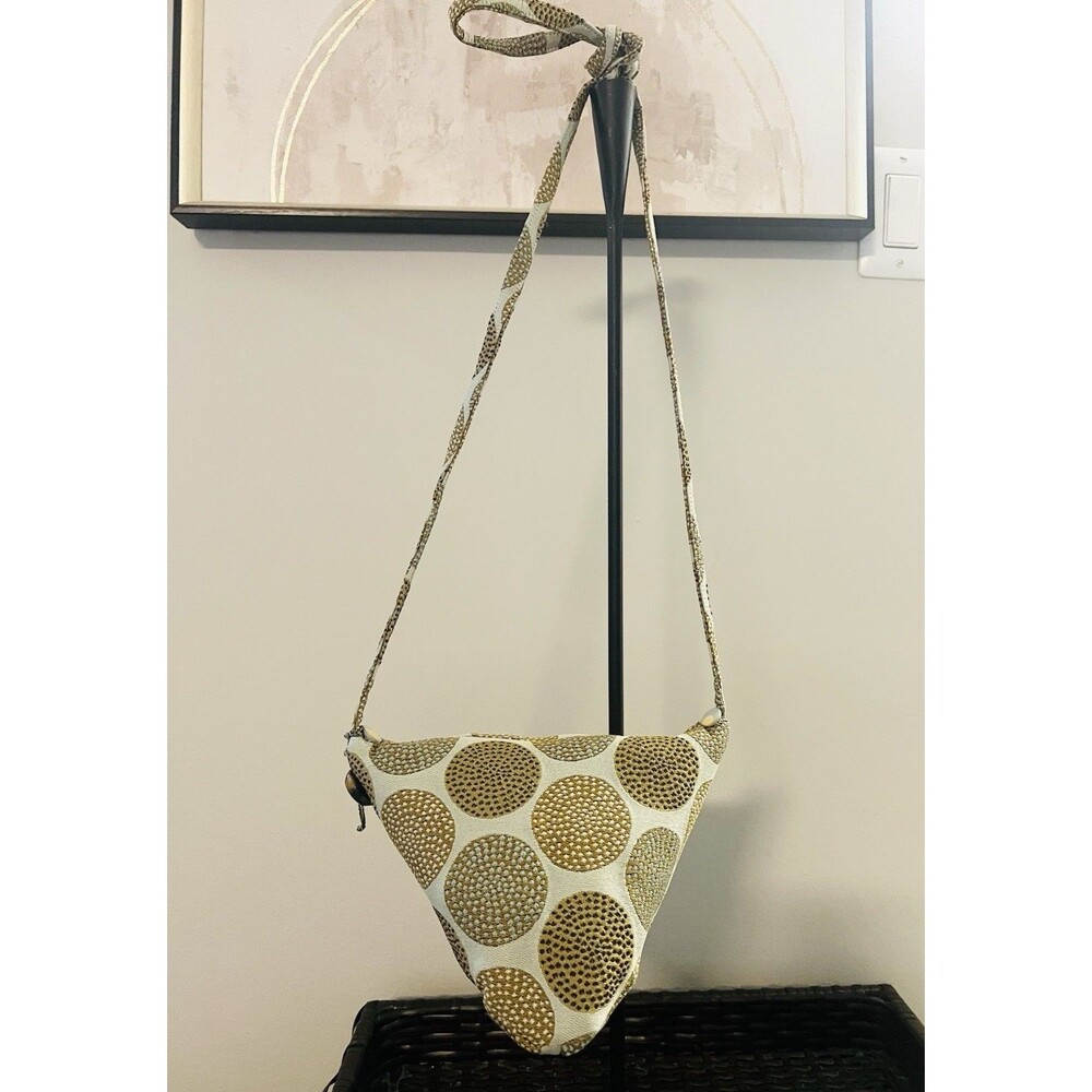 Jackie O Designs Azuma Bag Triangle Shoulder  Crossbody Bag Polka Dot Boutique